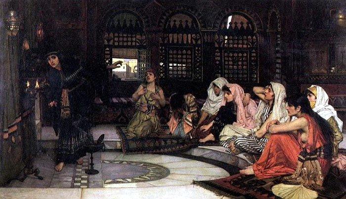 John William Waterhouse Consulting the Oracle oil painting picture